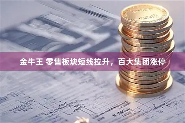 金牛王 零售板块短线拉升，百大集团涨停